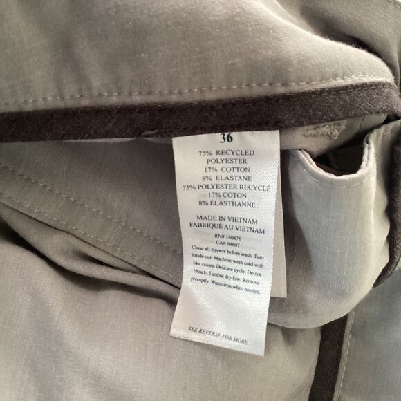 Faherty All Day Shorts Gray Size 36 Grey Casual Drawstring Pockets Performance L - Picture 4 of 9